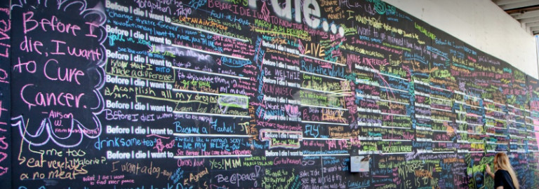 "Bevor ich sterbe, möchte ich ..."